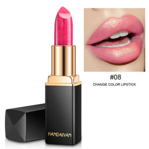 Alternative view of Shiny Metallic Lipstick Pearlescent Color Temperature Change Lipstick Gilt Lipstick