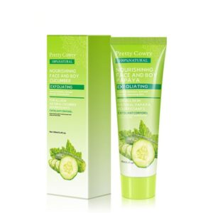Cucumber Coconut Papaya Facial Exfoliating Gel Cream Body Cleansing - Image 3