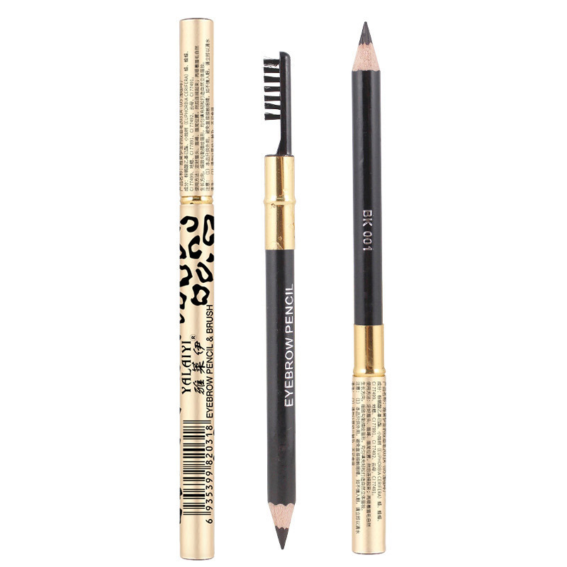 Eyebrow pencil and brush set, makeup essentials