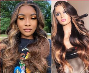 Wig European And American Long Curly Hair Wavy Curly Hair Front Lace African Women Chemical Fiber Wig Cover - Image 3