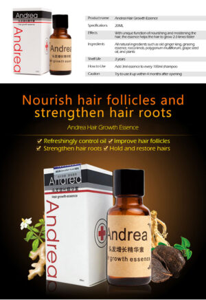 Alternative view of Hair Growth Anti Hair Loss Liquid 20ml Dense Hair Andrea Hairstyle Keratin Hair Care Styling Products Sunburst