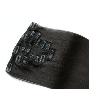 Alternative view of Clip-in Hair Real Human Hair Seven-piece Set 14 Inches 70g Hair Extensions Wig