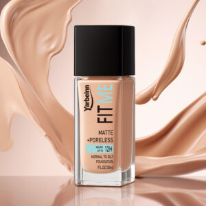Matte Poreless Foundation, Full Coverage Conceal Acne Marks, Long Lasting Oil Control Face Makeup Base, 30ml - Image 5