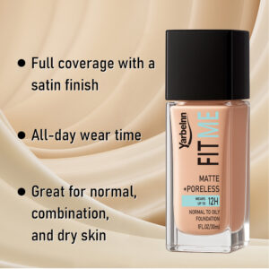 Matte Poreless Foundation, Full Coverage Conceal Acne Marks, Long Lasting Oil Control Face Makeup Base, 30ml - Image 10
