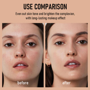 Matte Poreless Foundation, Full Coverage Conceal Acne Marks, Long Lasting Oil Control Face Makeup Base, 30ml - Image 9